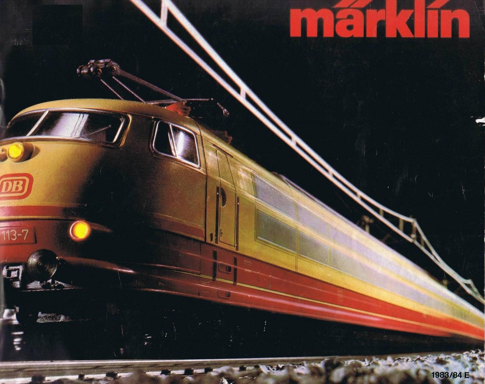 New Catalog 168 Pages 1983/84 E Marklin Trains Catalog 